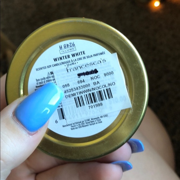 a cute “hi!” mug and a winter white candle - Picture 7 of 8